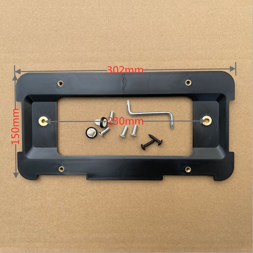 Rear license plate mount - mount, frame