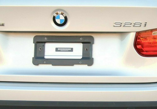 Rear license plate - license, frame