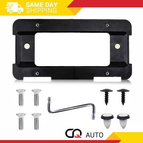 Rear license plate - plate, frame