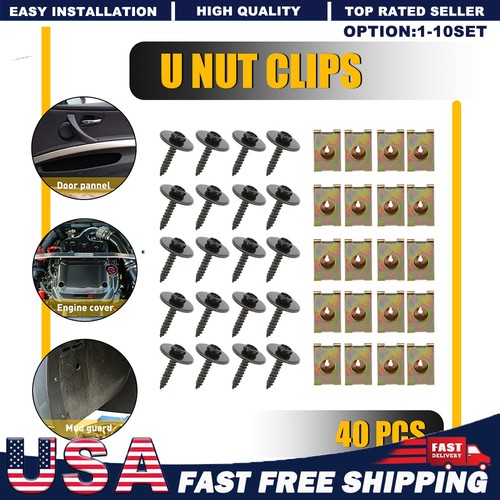 Bolts nut clips - &, splash