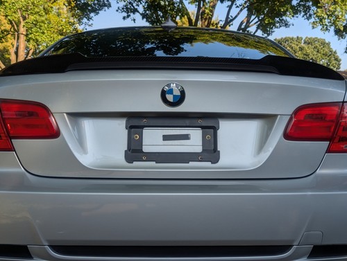 Rear license plate holder - license,